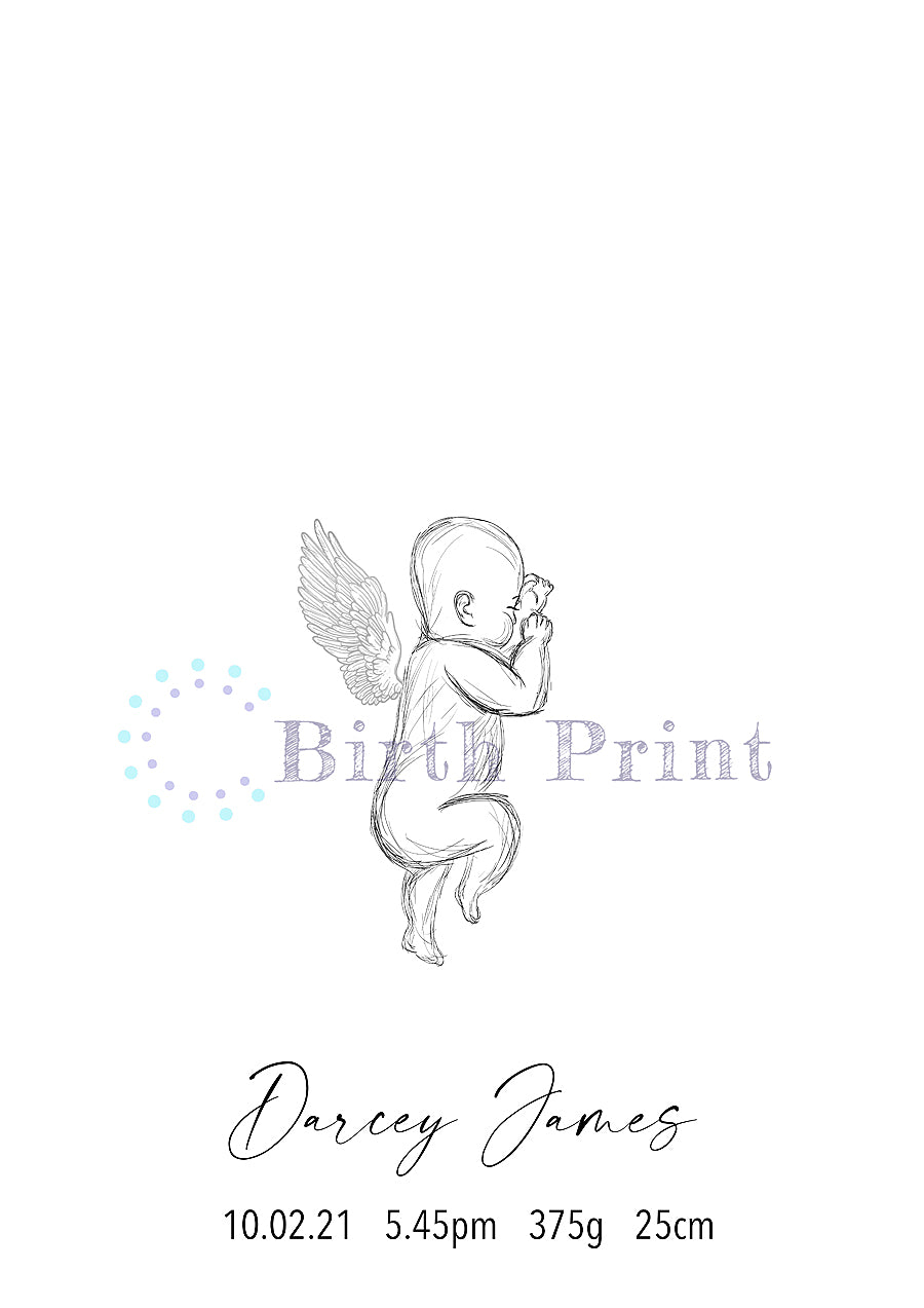 Angel birth poster